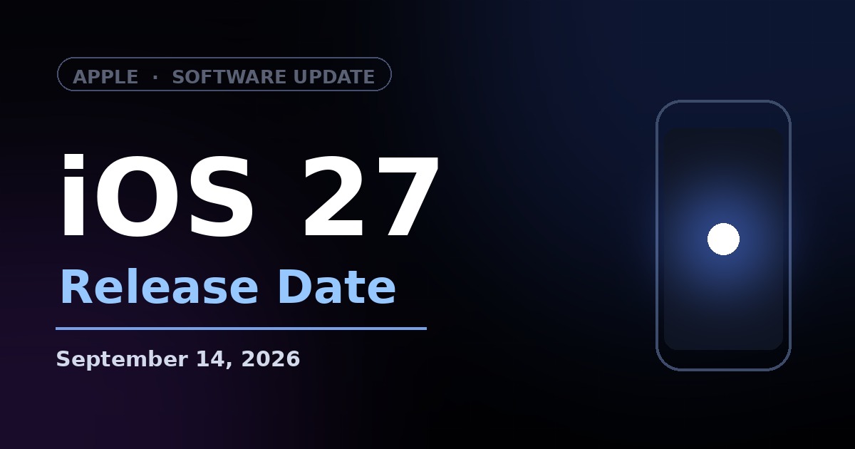iOS 27 Arrives September 14 With a Three-Tier Siri AI Split